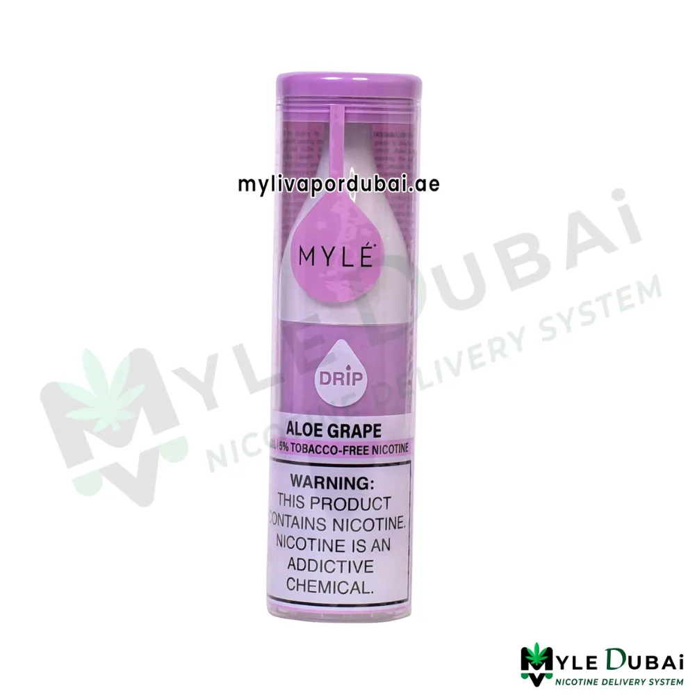 Myle Drip Aloe Grape Disposable Device
