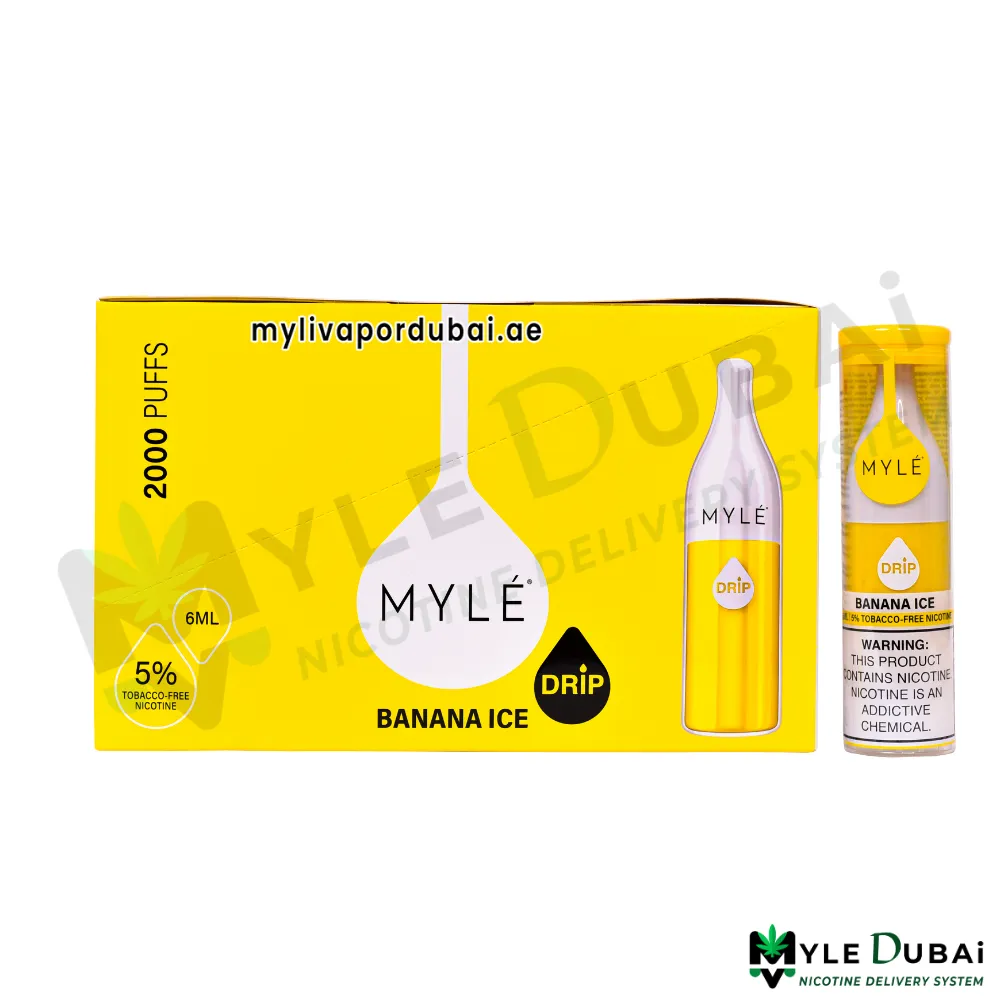 Myle Drip Frozen Bananas Disposable Device