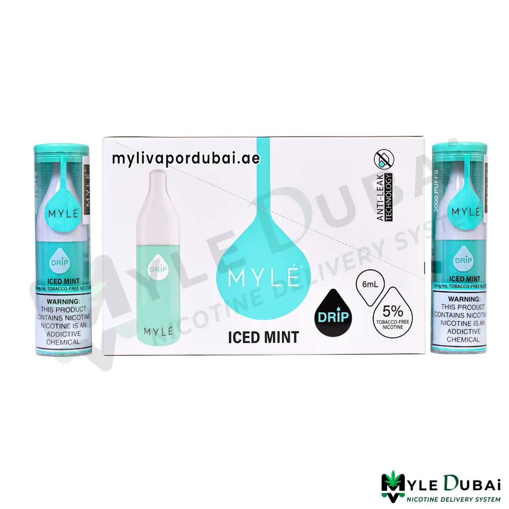 Myle Drip Iced Mint Disposable Device