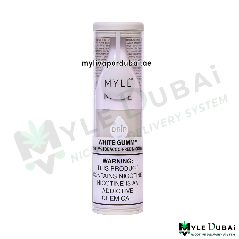 Myle Drip White Gummy Disposable Device