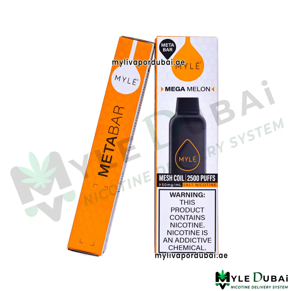 Myle Meta Bar Mega Melon Disposable Device