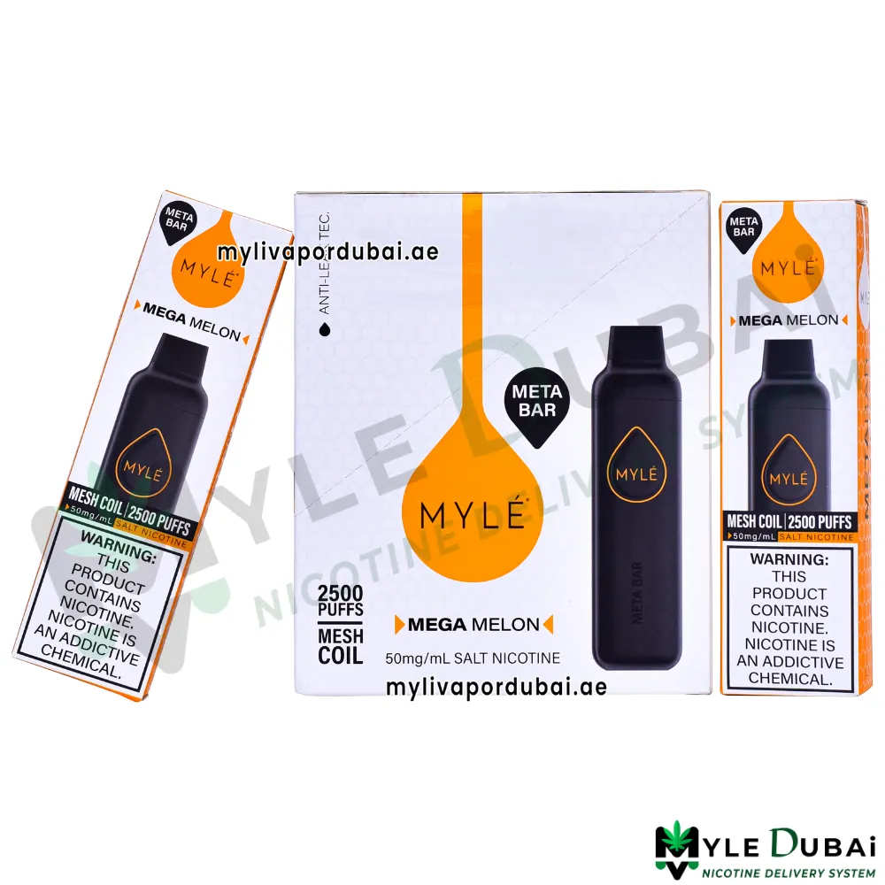 Myle Meta Bar Mega Melon Disposable Device