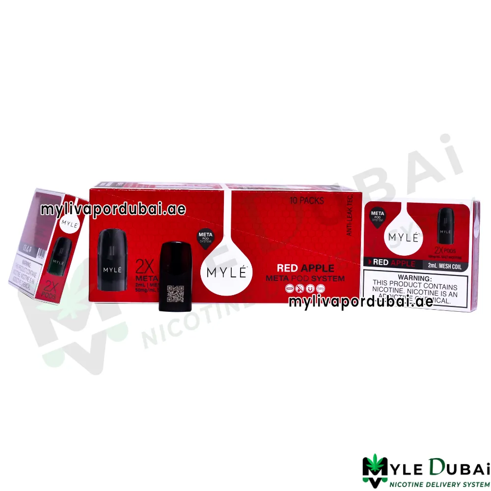 Myle Meta V5 Red Apple Pods