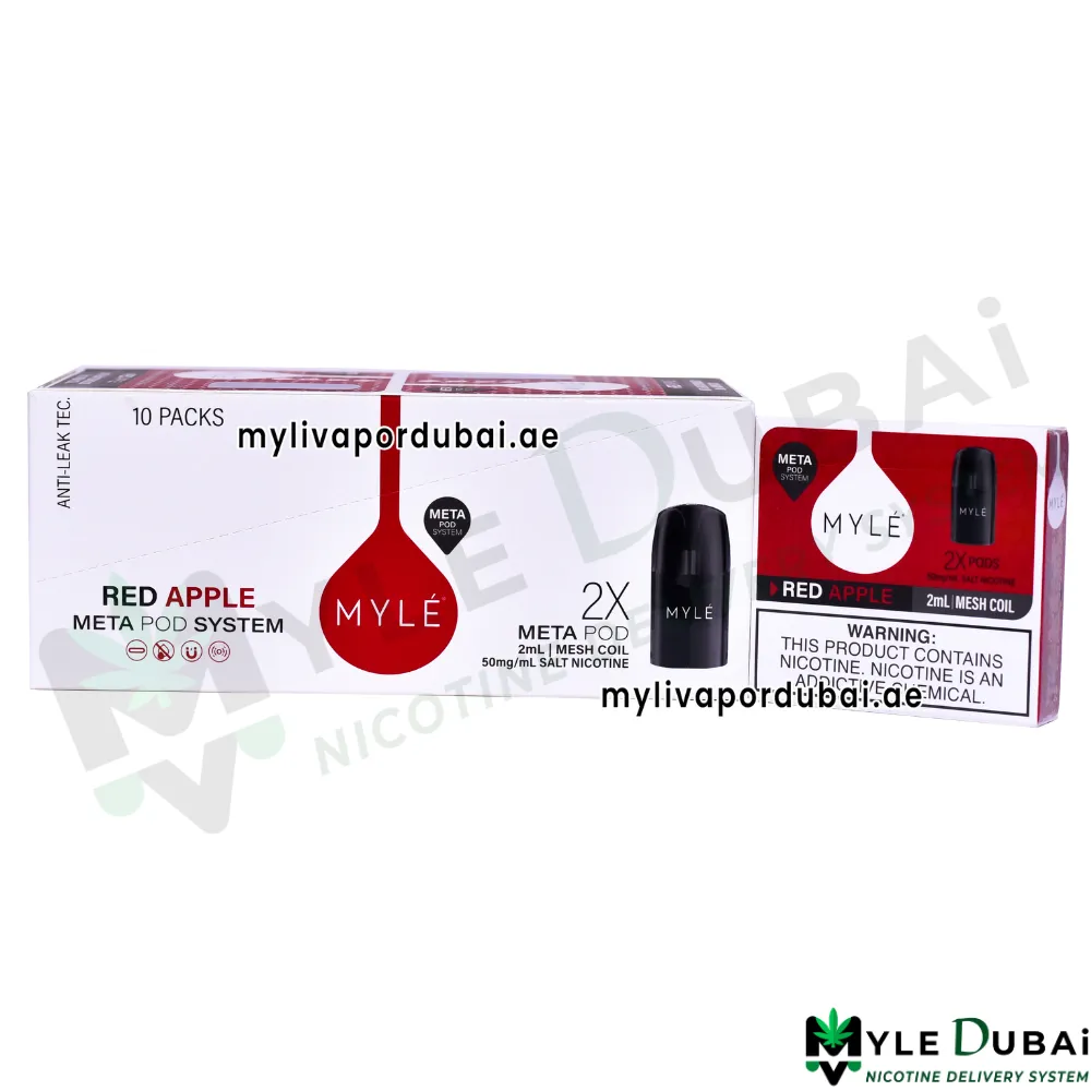 Myle Meta V5 Red Apple Pods