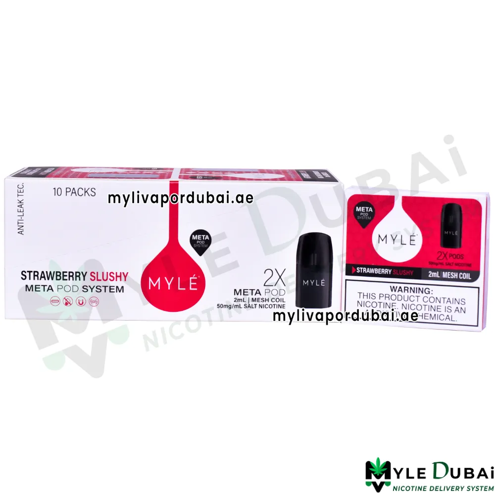Myle Meta V5 Strawberry Slushy Pods
