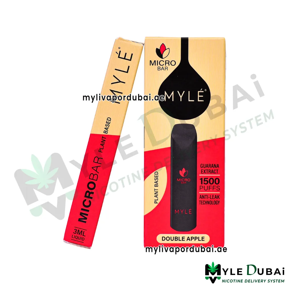 Myle Micro Bar Double Apple Plant Based Device