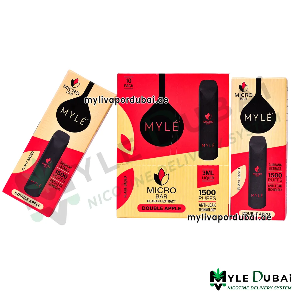 Myle Micro Bar Double Apple Plant Based Device
