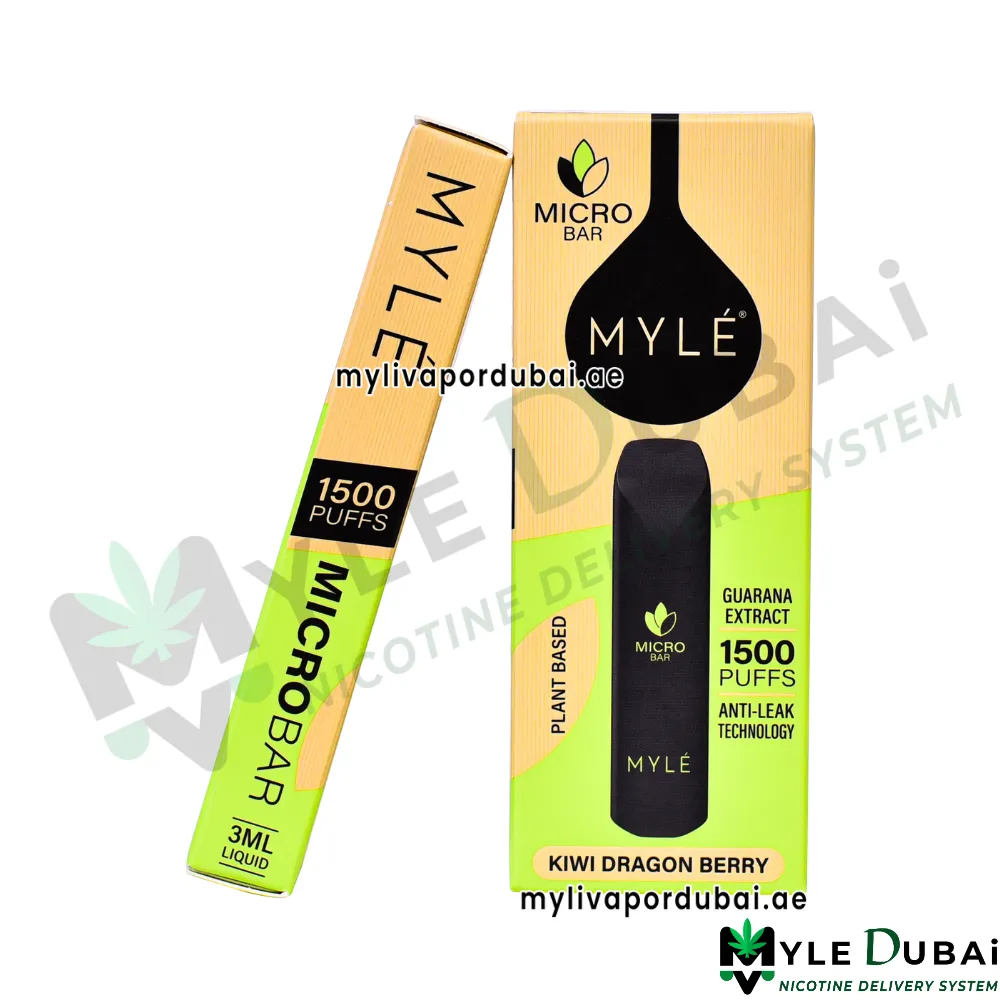 Myle Micro Bar Kiwi Dragon Berry Plant Based Device