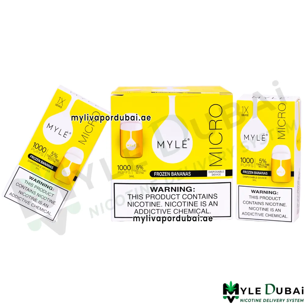 Myle Micro Frozen Bananas Disposable Device