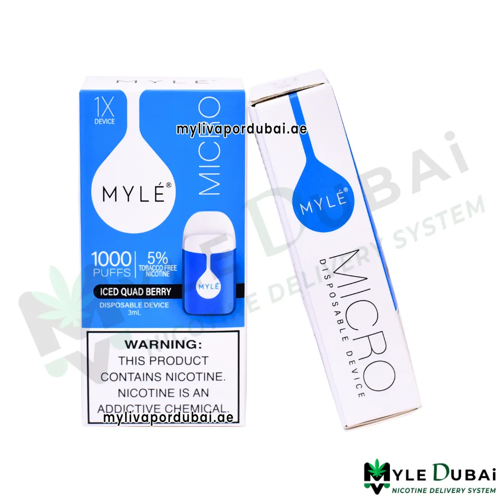 Myle Micro Iced Quad Berry Disposable Device