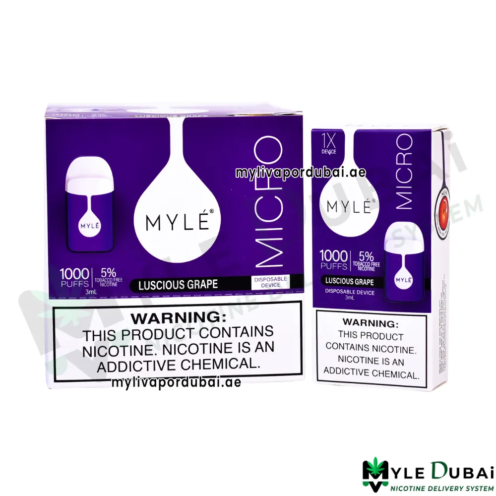 Myle Micro Luscious Grape Disposable Device