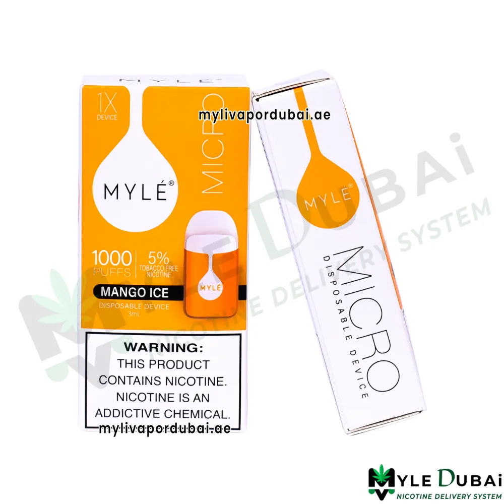 Myle Micro Mango Ice Disposable Device