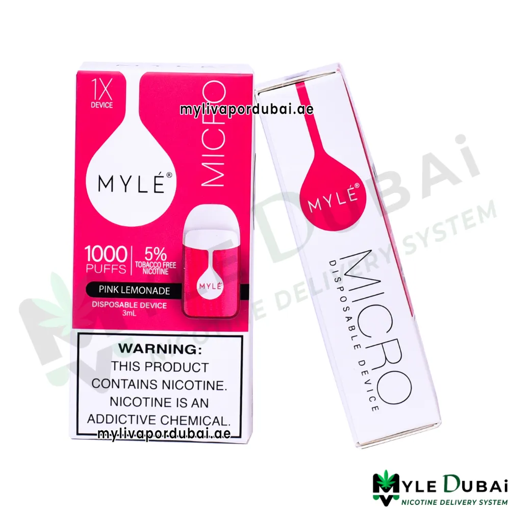 Myle Micro Pink Lemonade Disposable Device