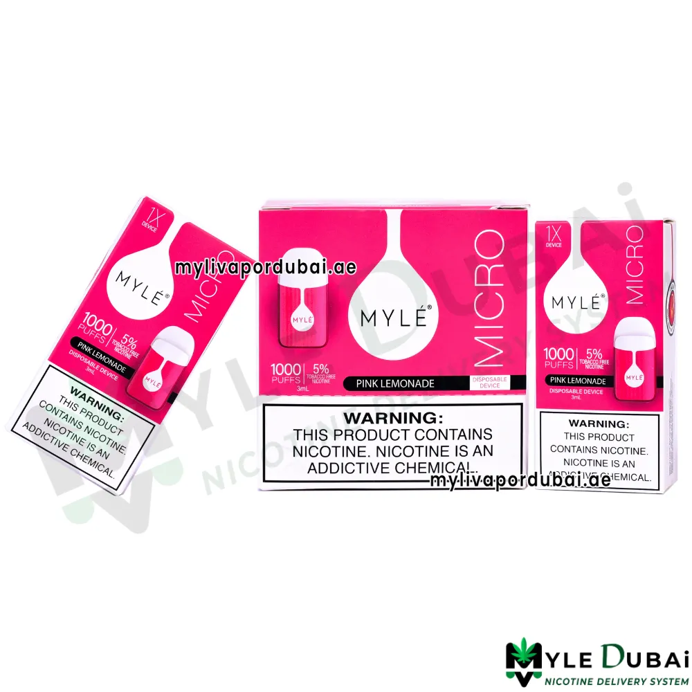 Myle Micro Pink Lemonade Disposable Device