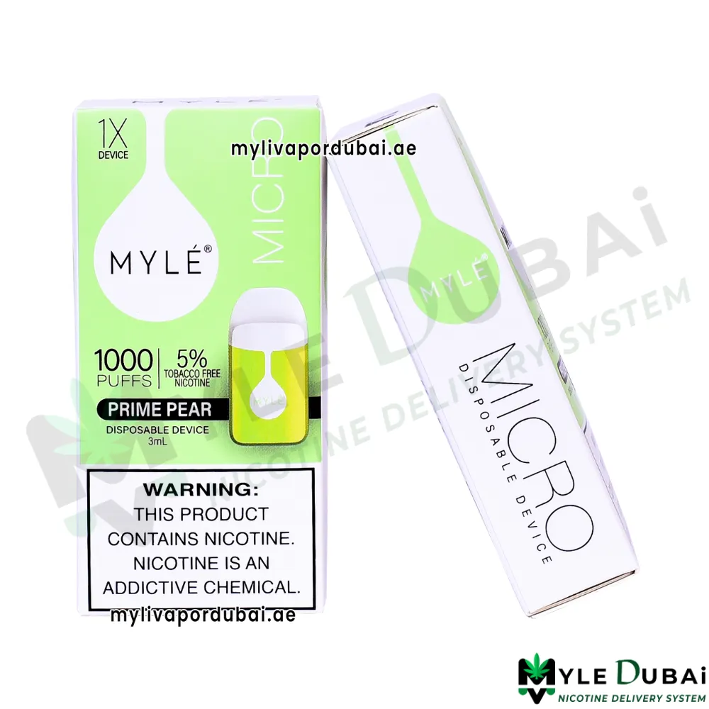 Myle Micro Prime Pear Disposable Device