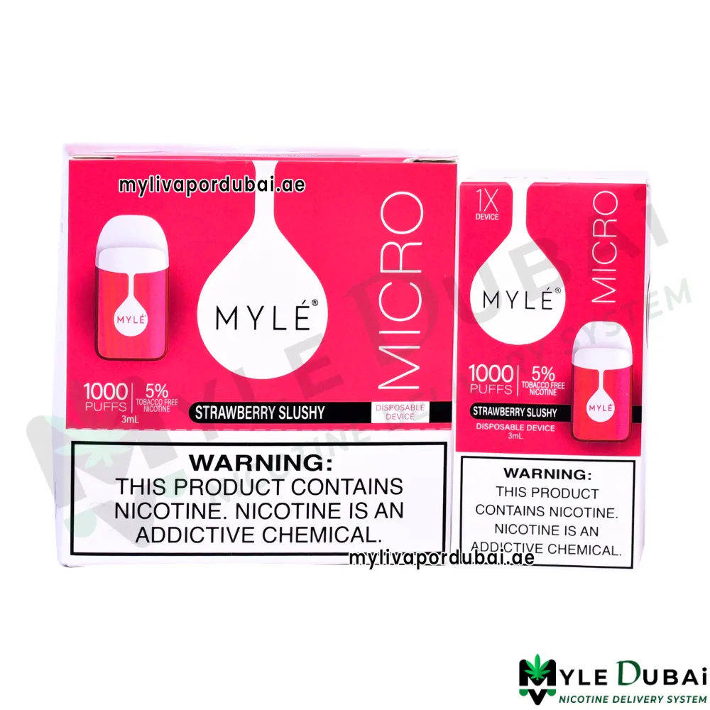 Myle Micro Strawberry Slushy Disposable Device