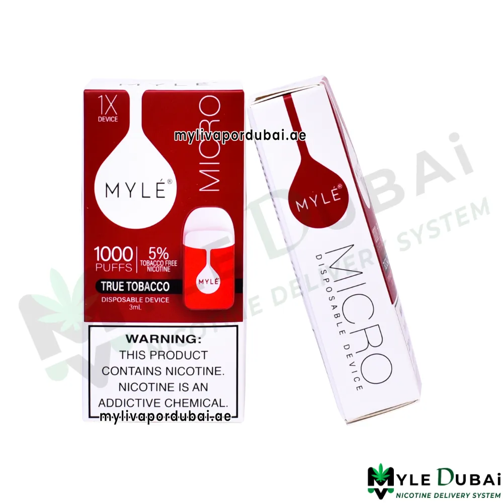 Myle Micro True Tobacco Disposable Device