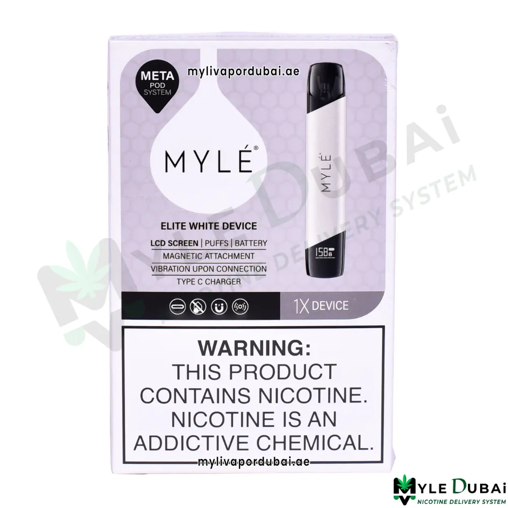 Myle Meta V5 Elite White Device