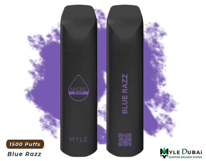 Myle Micro Bar Blue Razz Disposable Device - 20MG