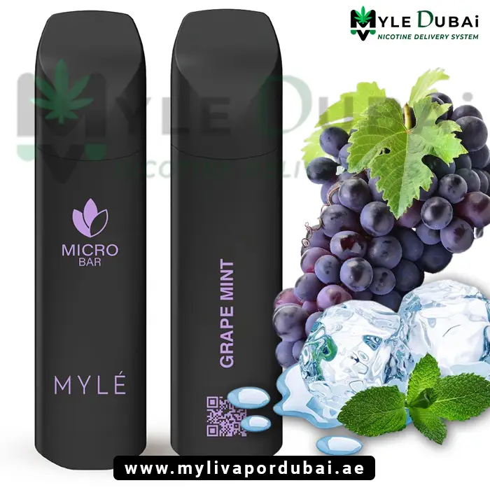 Myle Micro Bar Grape Mint Plant Based Device
