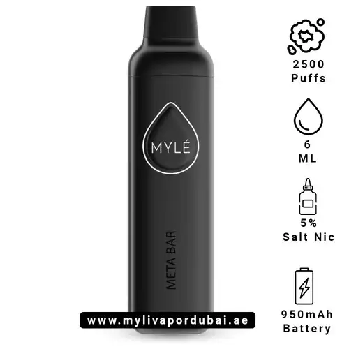 Myle Meta Bar Lychee Blackcurrant Disposable Device