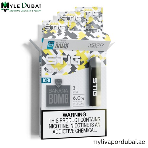 Stig VGOD Iced Banana Bomb Disposable Pod Vape