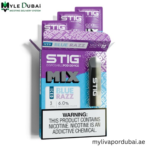 Stig VGOD Iced Blue Razz Disposable Pod Vape