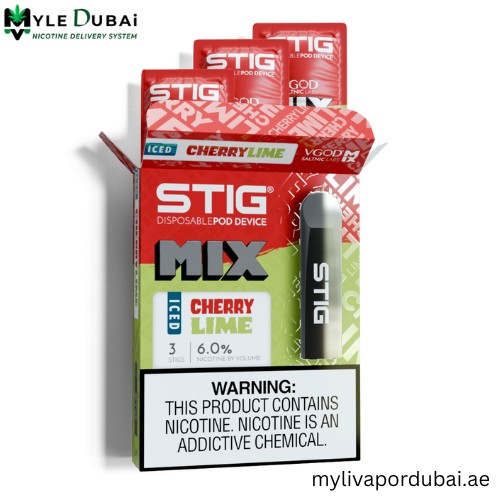 Stig VGOD Iced Cherry Lime Disposable Pod Vape