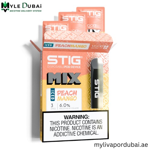Stig VGOD Iced Peach Mango Disposable Pod Vape